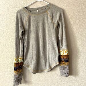 Free People thermal long sleeve